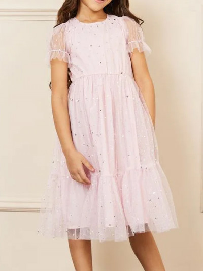 58% off on girls' Styli Pleated Dress from Namshi, plus Namshi coupon