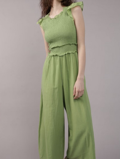 59% off on AE Ruffle Sleeve Jumpsuit, plus an American Eagle promo code