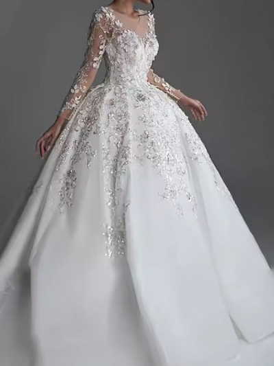 71% off on soft and elegant white wedding dress, plus an AliExpress discount code