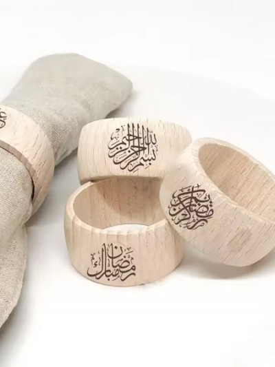 75% savings on Ramadan Napkin Rings and more discount with AliExpress promo code