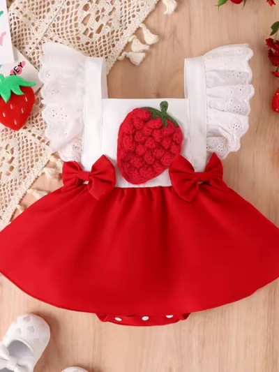 82% off a Strawberry Newborn Dress with an AliExpress discount code