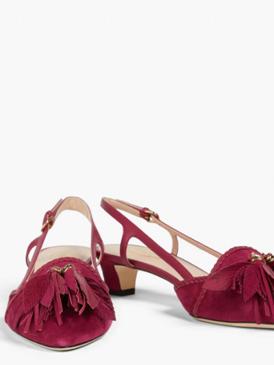 85% off on Tod's Suede Embellished Heel with The Outnet offers and coupon