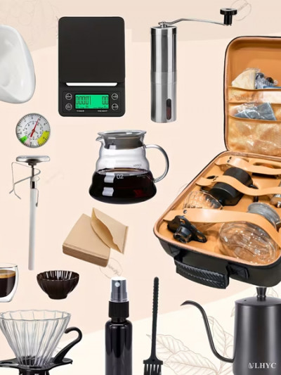 Add the V60 14-piece coffee machine set to your kitchen with 58% OFF using Temu promo code