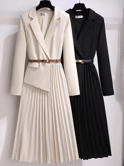 Aliexpress offers to save 50% on elegantly tailored formal dress in solid colors