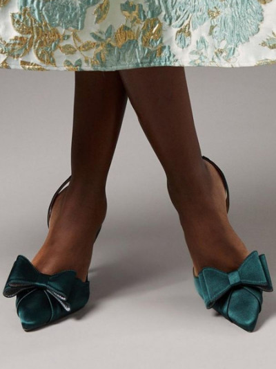 Benefit from 41% OFF on Coast Fashion Green Bow Heel and additional savings with VogaCloset coupon