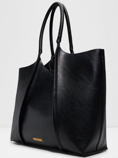 Benefit from 75% 6th Street Sale on Classic & modern black Aldo leather bag plus 6th Street coupon