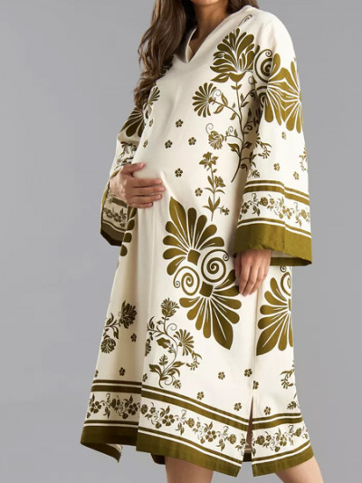 Benefit of 40% OFF on Max Fashion Maternity Midi Dress with Green Print and Max Fashion - City Max coupon