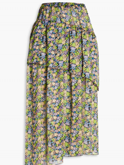 Buy colorful floral print Maje skirt at 70% off with The Outnet promo code