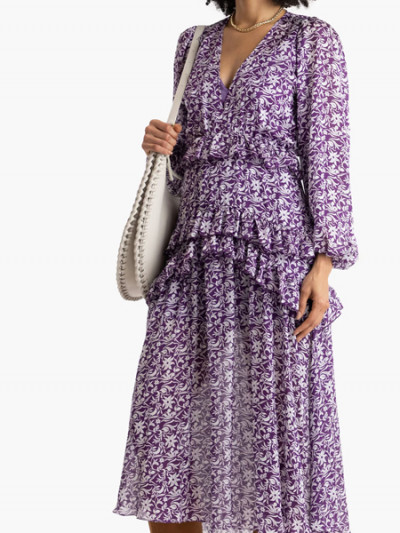 Buy floral print Maje dress with 70% OFF with The Outnet promo code