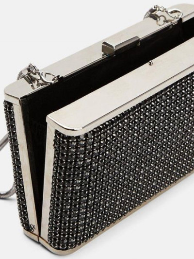 Buy Karen Millen clutch embellished with stones and crystals with VogaCloset coupon to save 50%