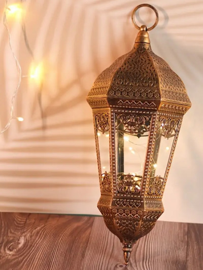 Buy Moroccan Style Ramadan Lantern at half price with Temu promo code & offers