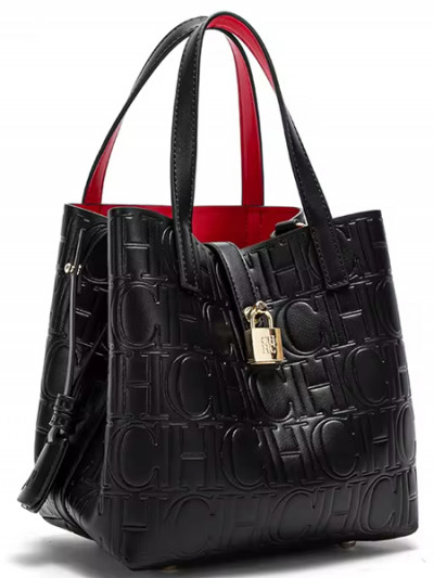 Buy now from AliExpress CHCH Black Leather Bag with Luxury Brand Design and save 52% by AliExpress coupon