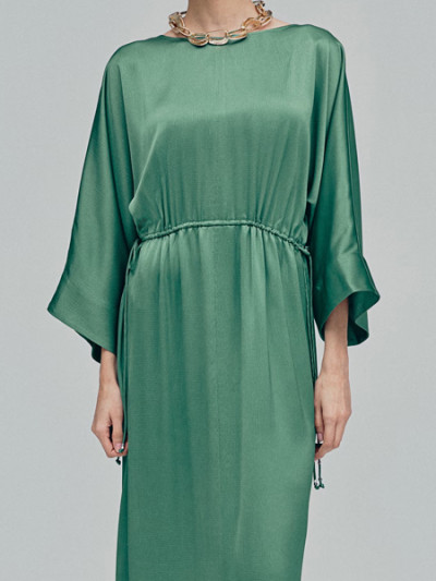 Buy now H&M Green Satin Crepe Dress and enjoy 49% OFF plus H&M coupon
