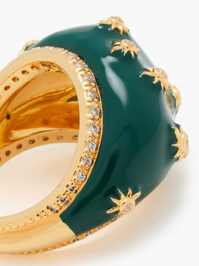 Buy Zimmermann Gold Plated Ring with Zirconia Luxury at 63% off with The Outnet Coupon