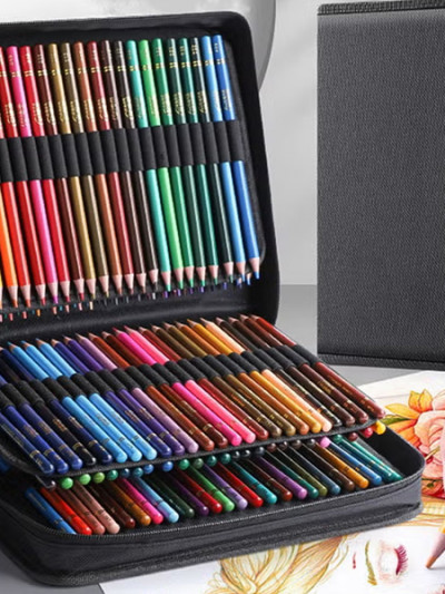Colored pencil set - 120 multi-colored pencils, Buy it with back-to-school offers and Noon promo code