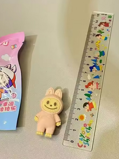 Delight your children with 32 Labubu Cute Erasers, saving over 61% with an AliExpress coupon