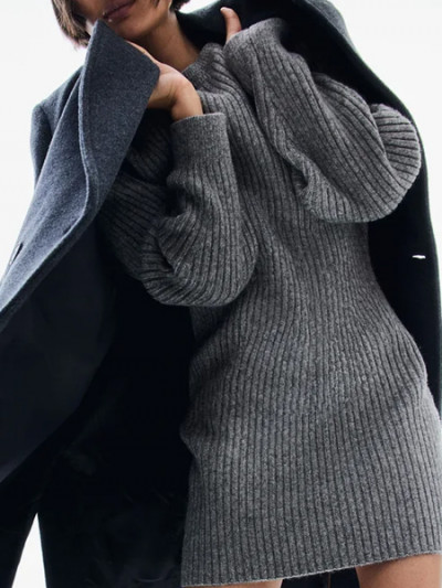 Enjoy the savings of shopping H&M knitted dress in distinctive color with offers and H&M promo code