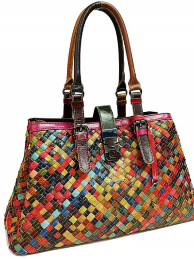 Large colorful bag for women from Aliexpress with extra coupon