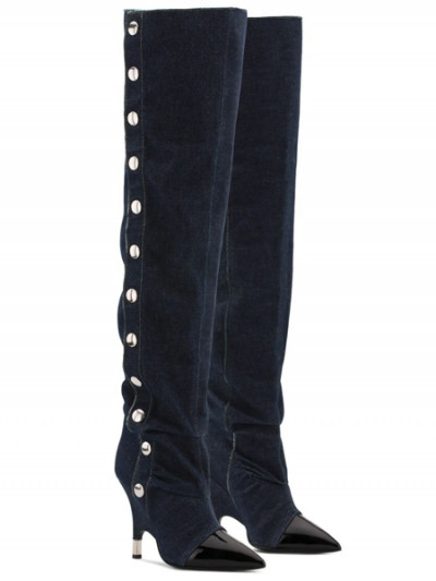 Last chance to save 75% with Black Friday offer & Farfetch coupon on Giuseppe Zanotti Jeans heeled boots