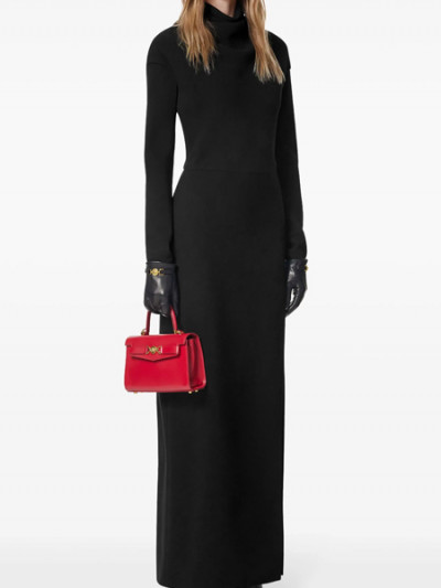 Last item Black Versace Maxi Dress with an 80% OFF & Farfetch Coupon