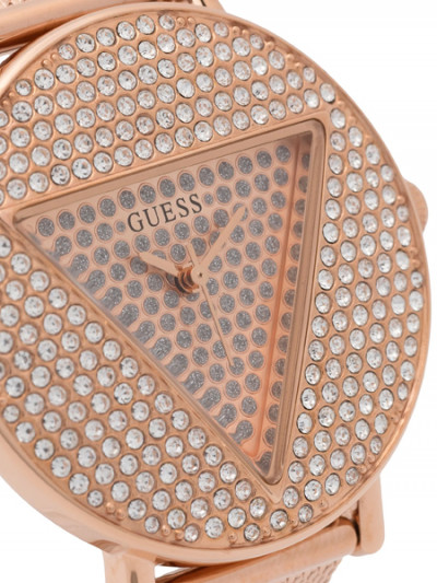 Save over 70% on Guess Crystal-Embellished Rose Gold Watch with Farfetch coupon