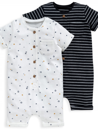 Shop online Mamas & Papas two-piece romper set