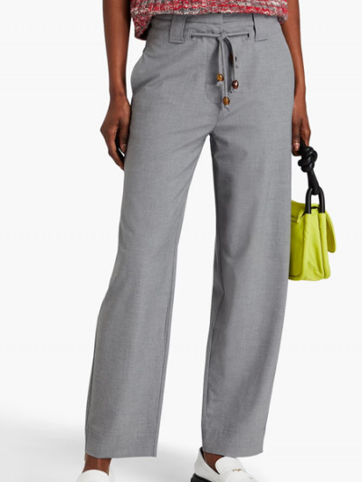 Summer GANNI straight-leg pants with 90% Eid sale and The Outnet coupon