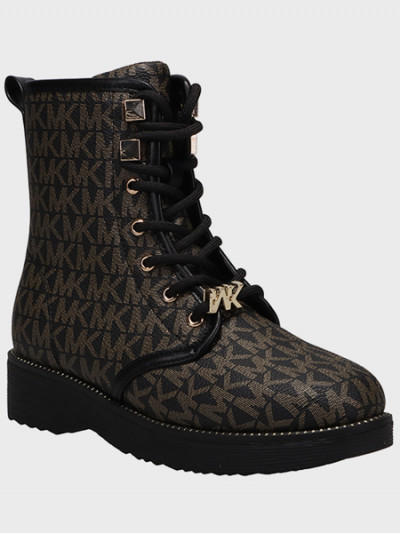 The Best price on Michael Kors girls' ankle boots with logo print by using 6th Street coupon and offers