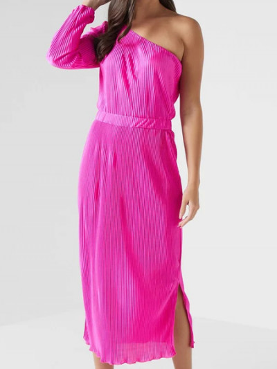 Top Namshi Deals to Save 89% on Ella One-Shoulder Pleated Dress, plus Namshi promo code