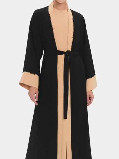 Unbelievable 94% Sale on June Abaya with waist belt and mixed colors, plus Namshi coupon