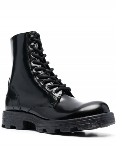 You will save 50% on Black Diesel Leather Boots for Men with Farfetch offers and coupons