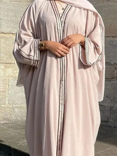 عباية رمضان مطرزة فاخرة بعدة اللوان - 50% خصم